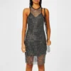 Hugo X Bella Poarch Silver Glitter Mesh Dress 1 Hugo X Bella Poarch Silver Glitter Mesh Dress -Deals Pristine Chic Store 31158203 xxl