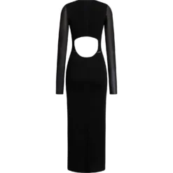 Calvin Klein Sheer Detail Knitted Dress -Deals Pristine Chic Store 31254303 xxl a5