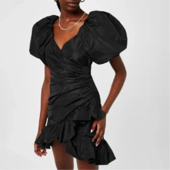 MSGM Puff Sleeve Wrap Dress -Deals Pristine Chic Store 32755603 xxl a3