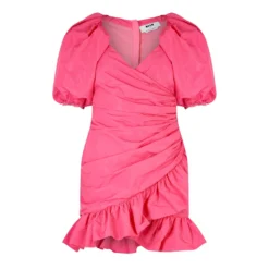 MSGM Puff Sleeve Wrap Dress -Deals Pristine Chic Store 32755606 xxl