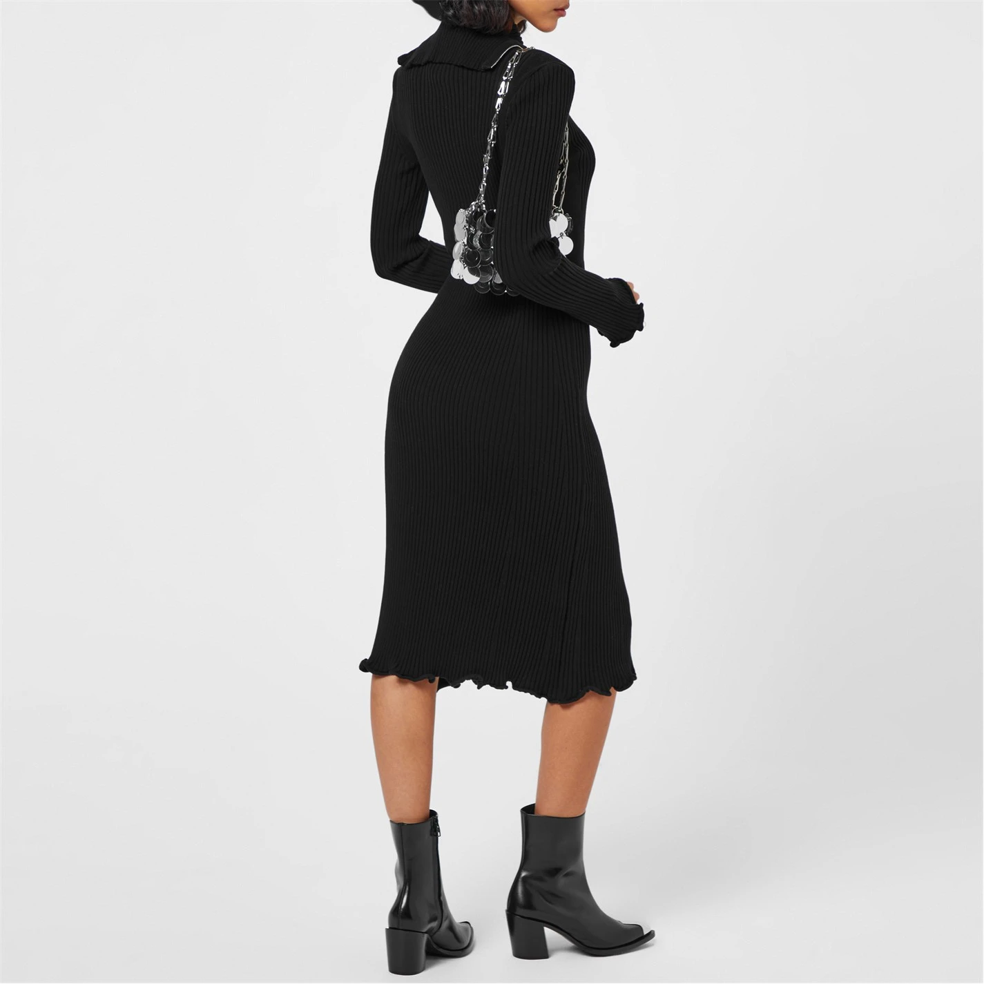 Black Zip Dress 5 Black Zip Dress - Image 3