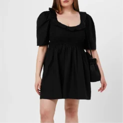 Ganni Smock Mini Dress -Deals Pristine Chic Store 32815603 xxl a1