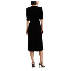 Vinyamin Puff-Sleeve Velvet Dress -Deals Pristine Chic Store 32819003 xxl a2