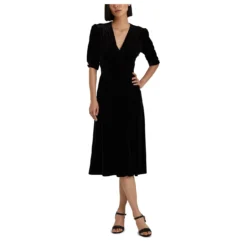 Vinyamin Puff-Sleeve Velvet Dress -Deals Pristine Chic Store 32819003 xxl a3