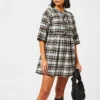 Ganni Check Ribbon Mini Dress -Deals Pristine Chic Store 32826404 xxl