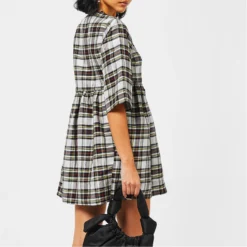 Ganni Check Ribbon Mini Dress -Deals Pristine Chic Store 32826404 xxl a1