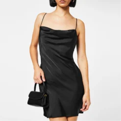 GOOD AMERICAN Satin Slip Mini Dress -Deals Pristine Chic Store 32854503 xxl a3