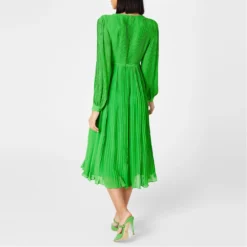 MICHAEL Michael Kors MMK Pleated Dress Ld31 -Deals Pristine Chic Store 33093415 xxl a2