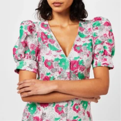 Ganni Jacquard Floral Mini Dress -Deals Pristine Chic Store 33269406 xxl a2