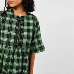 Ganni Seersucker Mini Dress -Deals Pristine Chic Store 33270915 xxl a2