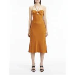 Calvin Klein MICRO STRAP TWIST SLIP DRESS -Deals Pristine Chic Store 33935712 xxl a1