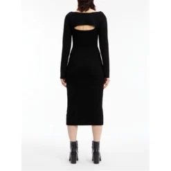 Calvin Klein SOFT WOOL RIB LAYERED KNIT DRESS -Deals Pristine Chic Store 33936203 xxl a3