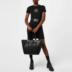 Versace Jeans Couture Round Logo Dress