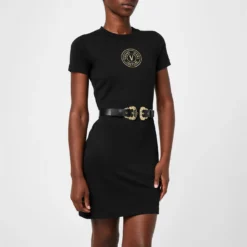 Versace Jeans Couture Round Logo Dress -Deals Pristine Chic Store 53482603 xxl a2