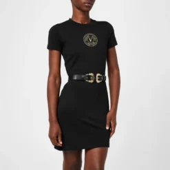 Versace Jeans Couture Round Logo Dress -Deals Pristine Chic Store 53482603 xxl a3