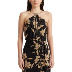 Lauren Ralph Lauren Floral Georgette Halter Dress 7 Lauren Ralph Lauren Floral Georgette Halter Dress -Deals Pristine Chic Store 56470003 xxl a1