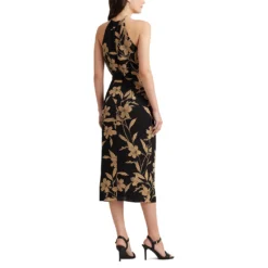 Lauren Ralph Lauren Floral Georgette Halter Dress 8 Lauren Ralph Lauren Floral Georgette Halter Dress -Deals Pristine Chic Store 56470003 xxl a2