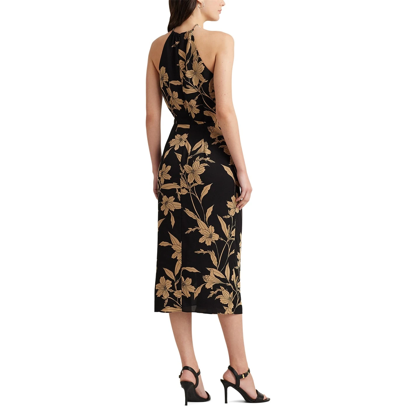 Lauren Ralph Lauren Floral Georgette Halter Dress 5 Lauren Ralph Lauren Floral Georgette Halter Dress - Image 3