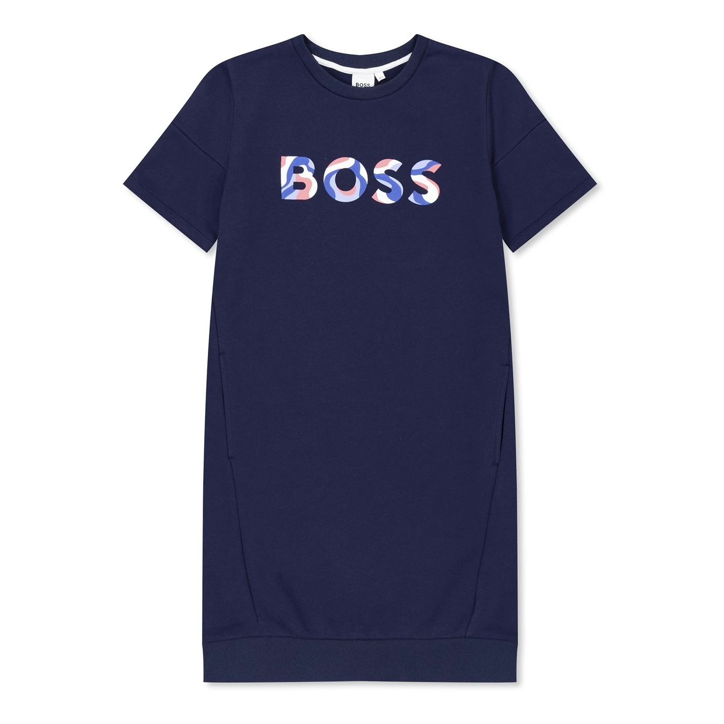 Boss Girls Logo Shirt Dress