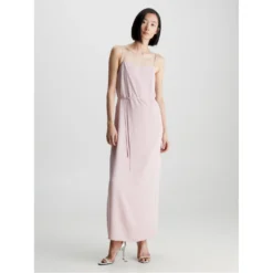 Calvin Klein Crepe Midi Slip Dress -Deals Pristine Chic Store 62556206 xxl