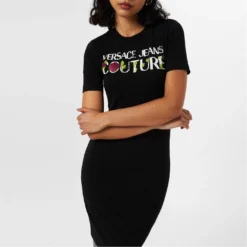 Versace Jeans Couture VJC Logo Dress Ld34 -Deals Pristine Chic Store 62754903 xxl a3