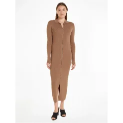 Calvin Klein Iconic Rib Shirt Dress -Deals Pristine Chic Store 62792905 xxl a1