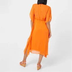 Drawstring Silk Dress -Deals Pristine Chic Store 63534412 xxl a2