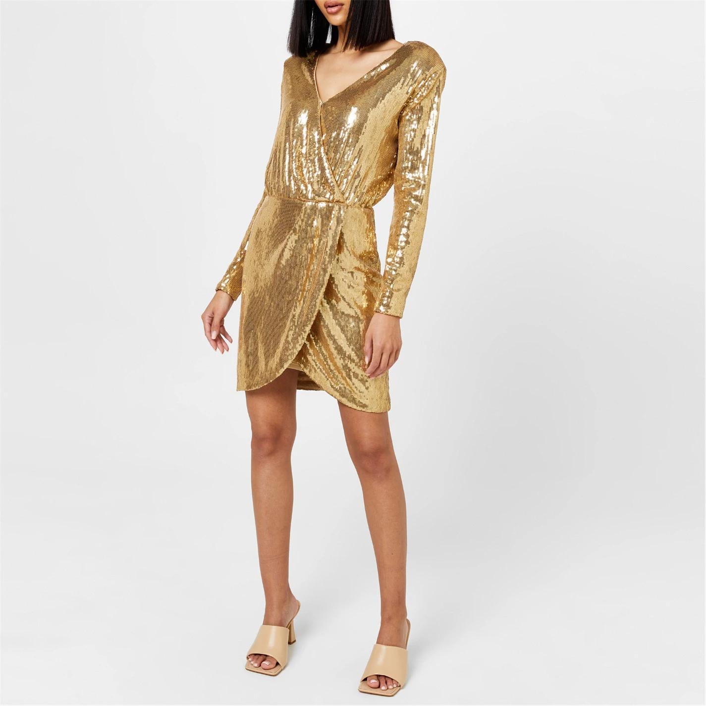 Boss Sequin Wrap Dress 4 Boss Sequin Wrap Dress - Image 2