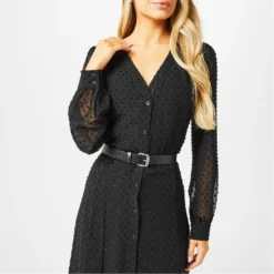 MICHAEL Michael Kors Dot Midi Dress -Deals Pristine Chic Store 64304003 xxl a3