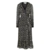 MICHAEL Michael Kors Fil Coupé Wrap Dress -Deals Pristine Chic Store 64435603 xxl