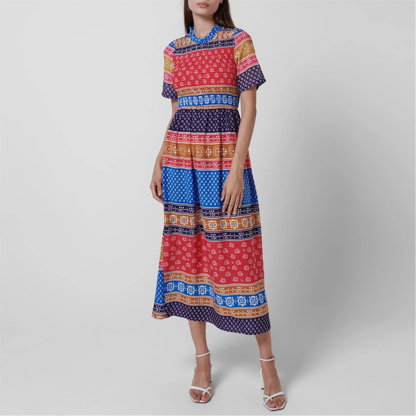 NEVER FULLY DRESSED Marline Vintage Stripe Dress 4 NEVER FULLY DRESSED Marline Vintage Stripe Dress - Image 2