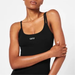 Off-White Basic Rib Dress -Deals Pristine Chic Store 65060903 xxl a2