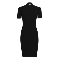 MICHAEL Michael Kors Short Sleeve Tape Mini Dress -Deals Pristine Chic Store 65106603 xxl a11