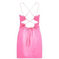 FRAME Tie Back Mini Dress -Deals Pristine Chic Store 65204506 xxl a10