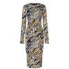 Versace Jeans Couture Baroque Midi Dress -Deals Pristine Chic Store 65336399 xxl