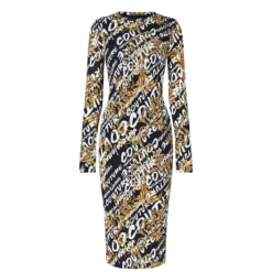 Versace Jeans Couture Baroque Midi Dress