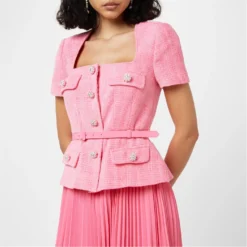 SELF PORTRAIT Belted Blazer Dress 10 SELF PORTRAIT Belted Blazer Dress -Deals Pristine Chic Store 65466406 xxl a3