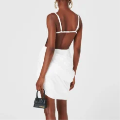 Jacquemus La Robe Saudade Asymmetrical Mini Dress -Deals Pristine Chic Store 65490701 xxl a1