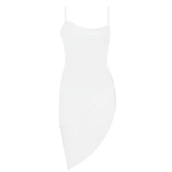 Jacquemus La Robe Saudade Asymmetrical Mini Dress -Deals Pristine Chic Store 65490701 xxl a10