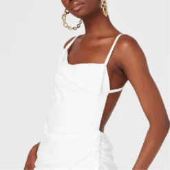 Jacquemus La Robe Saudade Asymmetrical Mini Dress -Deals Pristine Chic Store 65490701 xxl a2