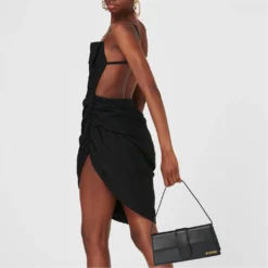 Jacquemus La Robe Saudade Asymmetrical Mini Dress -Deals Pristine Chic Store 65490703 xxl a1