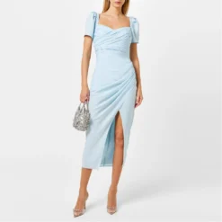 SELF PORTRAIT Crepe Midi Dress