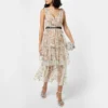 SELF PORTRAIT Embroidered Mesh Tiered Star Dress -Deals Pristine Chic Store 65534769 xxl