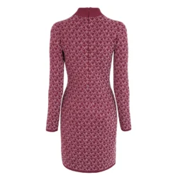 MICHAEL Michael Kors Logo Jacquard Funnel Neck Dress 21 MICHAEL Michael Kors Logo Jacquard Funnel Neck Dress -Deals Pristine Chic Store 65698008 xxl a10