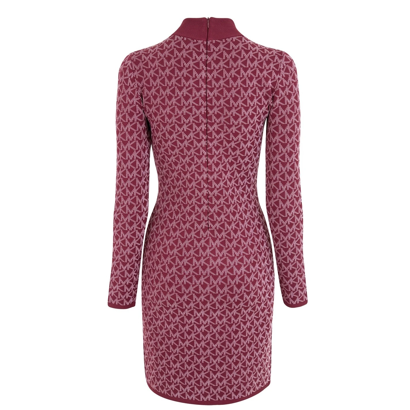 MICHAEL Michael Kors Logo Jacquard Funnel Neck Dress 12 MICHAEL Michael Kors Logo Jacquard Funnel Neck Dress - Image 10