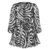 Zebra Print Mini Dress -Deals Pristine Chic Store 65841103 xxl