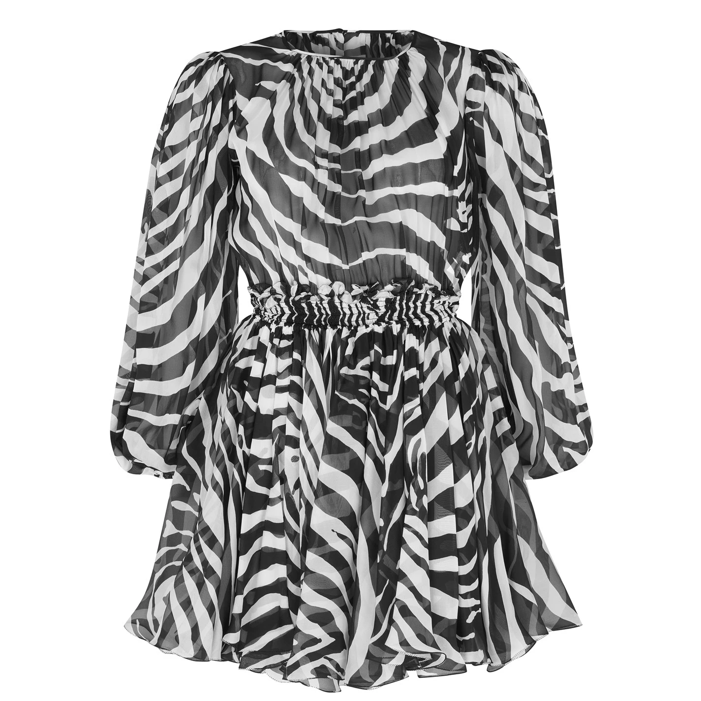 Zebra Print Mini Dress 3 Zebra Print Mini Dress