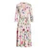 Floral Surplice Jersey Dress -Deals Pristine Chic Store 65946806 xxl