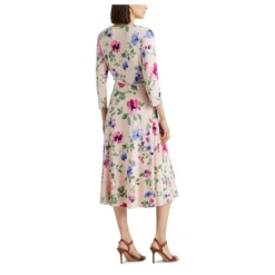 Floral Surplice Jersey Dress -Deals Pristine Chic Store 65946806 xxl a2