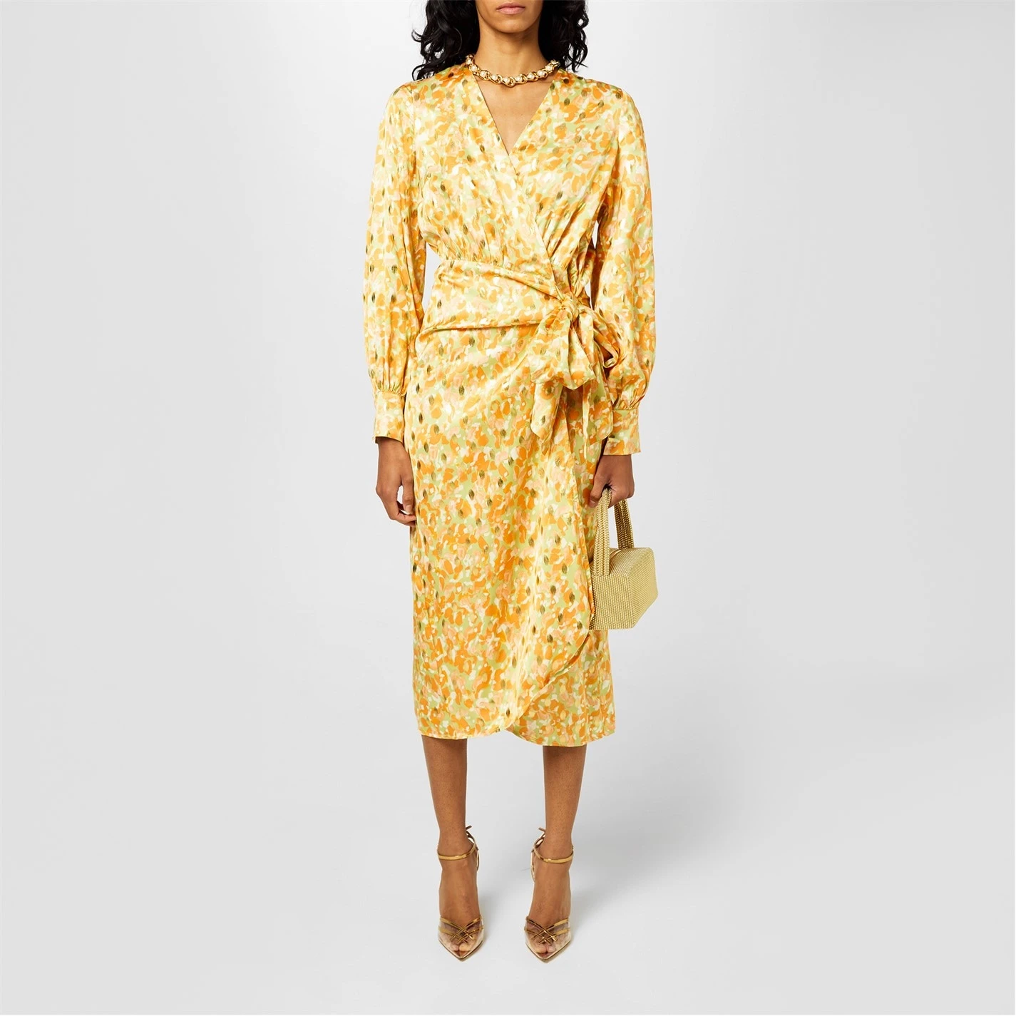 NEVER FULLY DRESSED Gold Fleck Midi Vienna Dress 3 NEVER FULLY DRESSED Gold Fleck Midi Vienna Dress